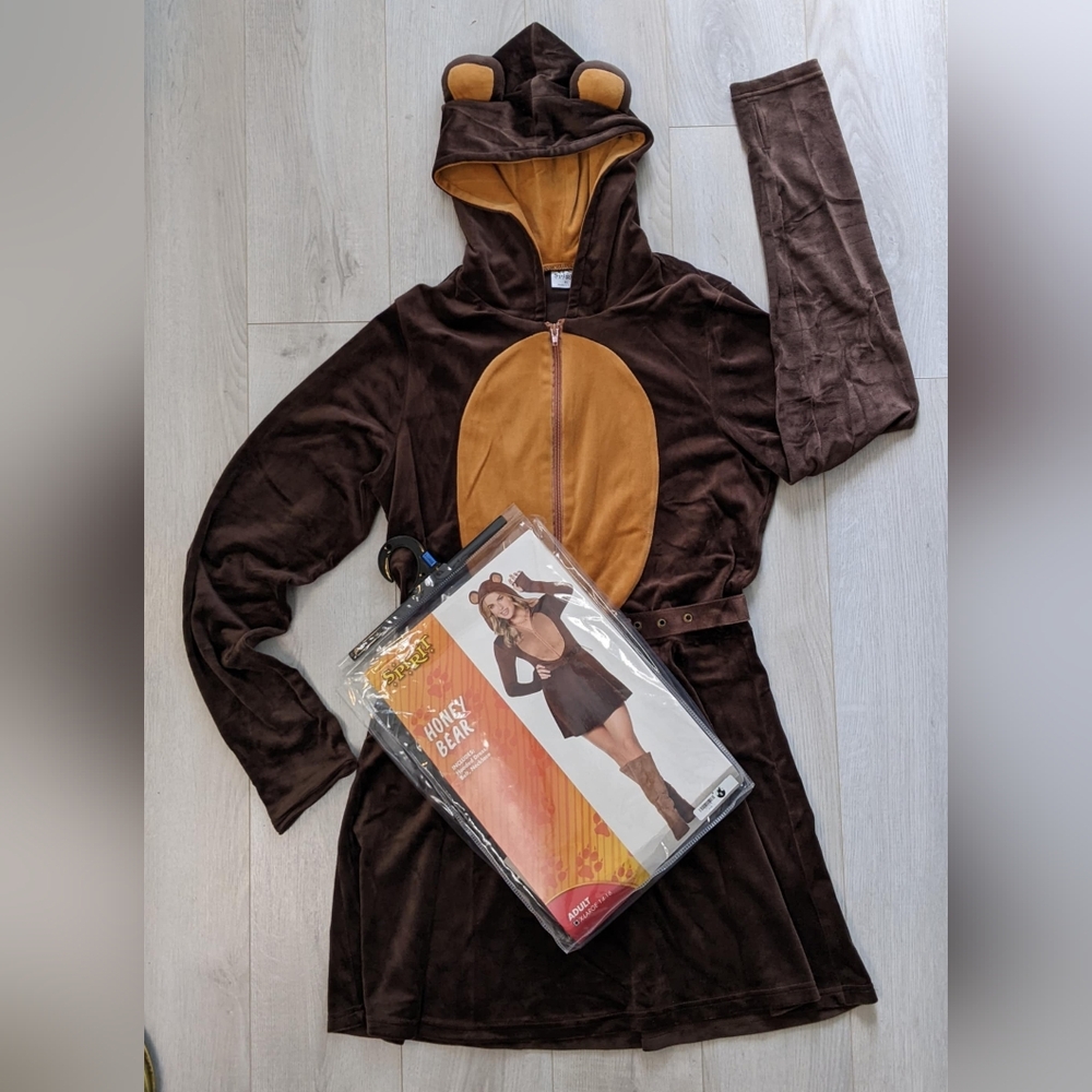 Dreamgirl Brown and Tan Bear Costume for Kids